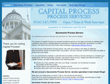 Tablet Screenshot of capitalprocessservice.com